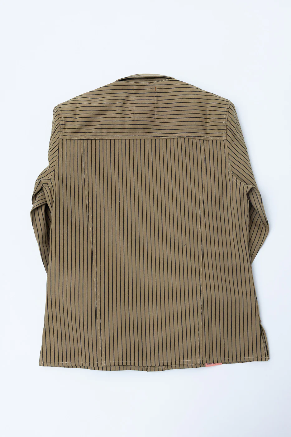 12oz - Copeland Shirt Jack Root Stripe - Beige, Indigo - Image 5