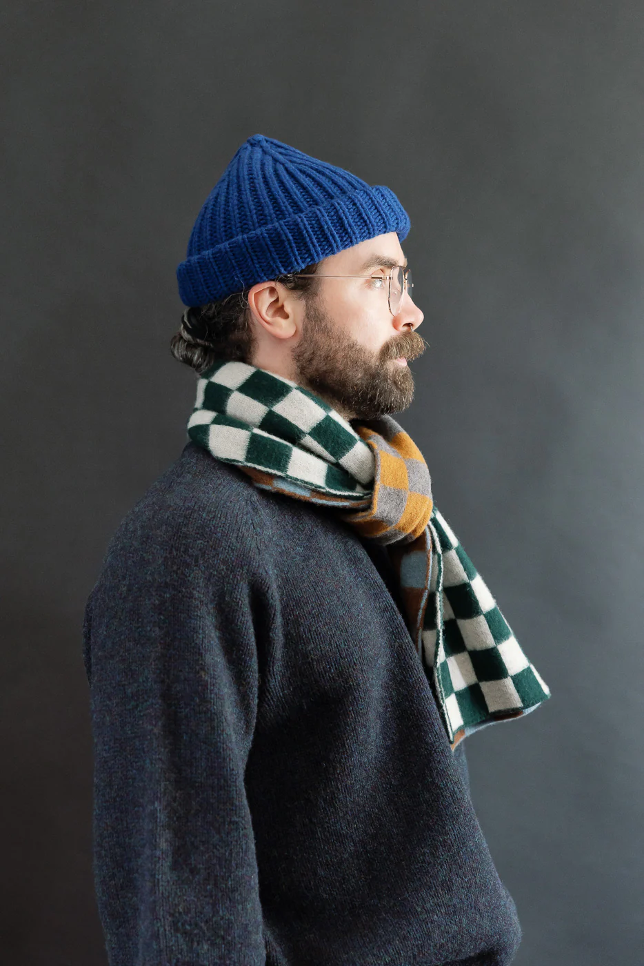 Cosmic Checkerboard Scarf - Dreamy - Image 5