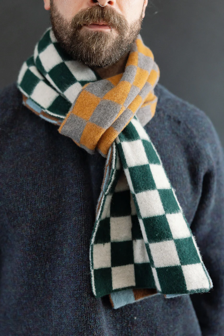 Cosmic Checkerboard Scarf - Dreamy - Image 7