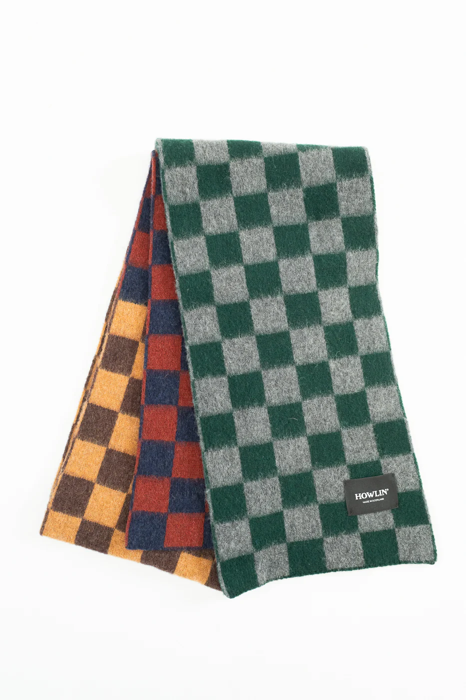 Cosmic Checkerboard Scarf - Navy - Image 3