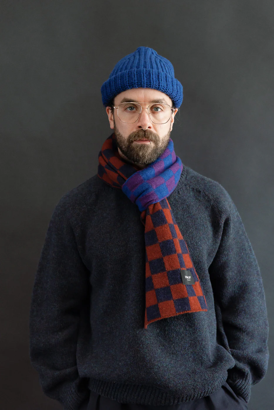 Cosmic Checkerboard Scarf - Nevermind - Image 4