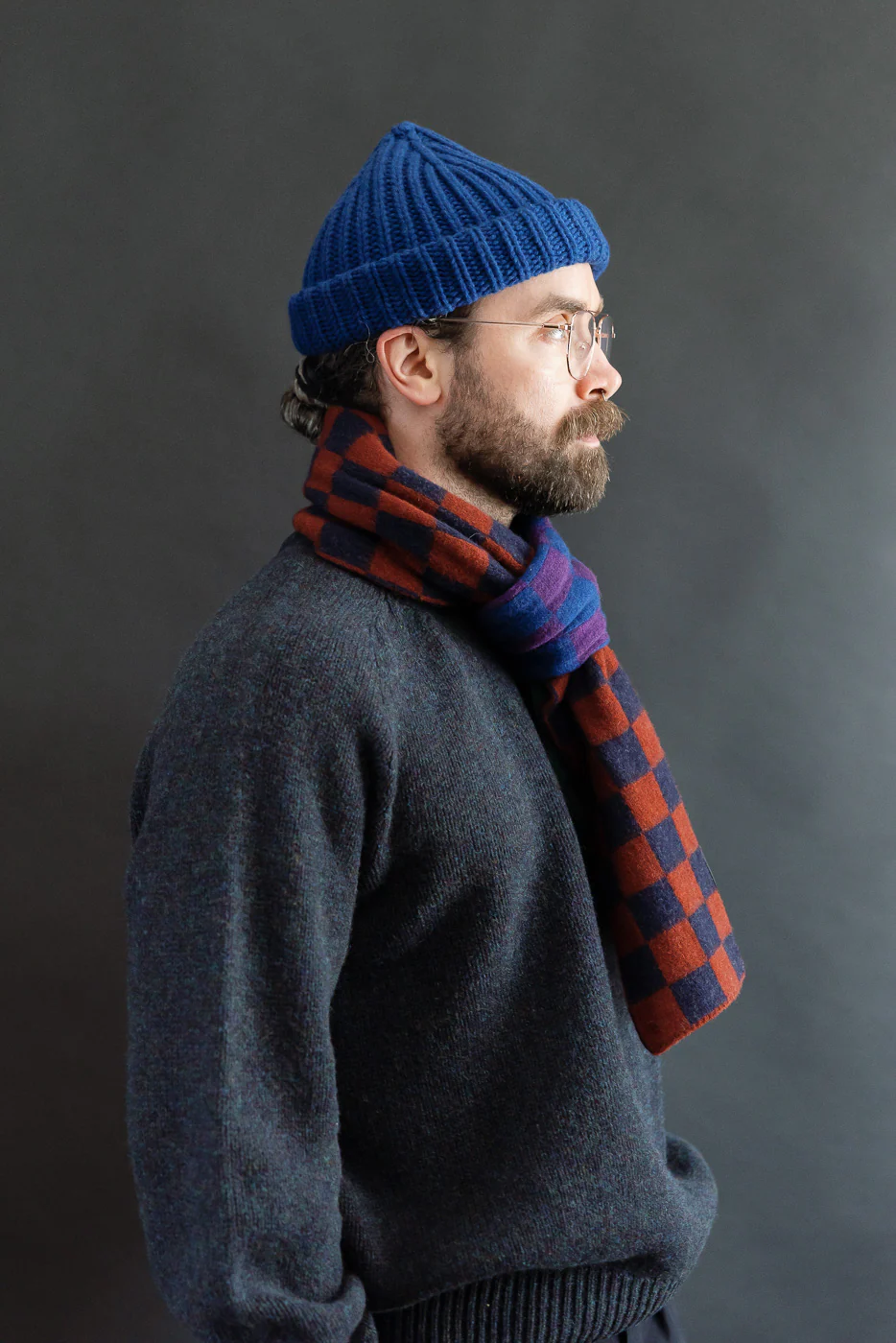 Cosmic Checkerboard Scarf - Nevermind - Image 5