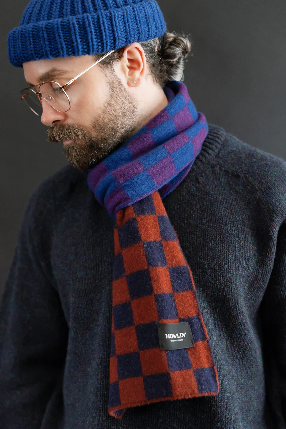 Cosmic Checkerboard Scarf - Nevermind - Image 6