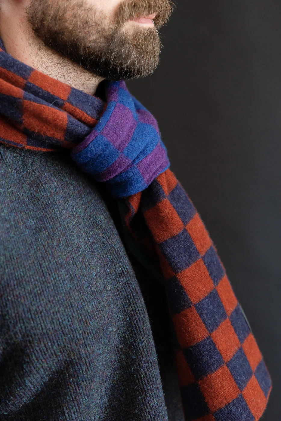 Cosmic Checkerboard Scarf - Nevermind - Image 7