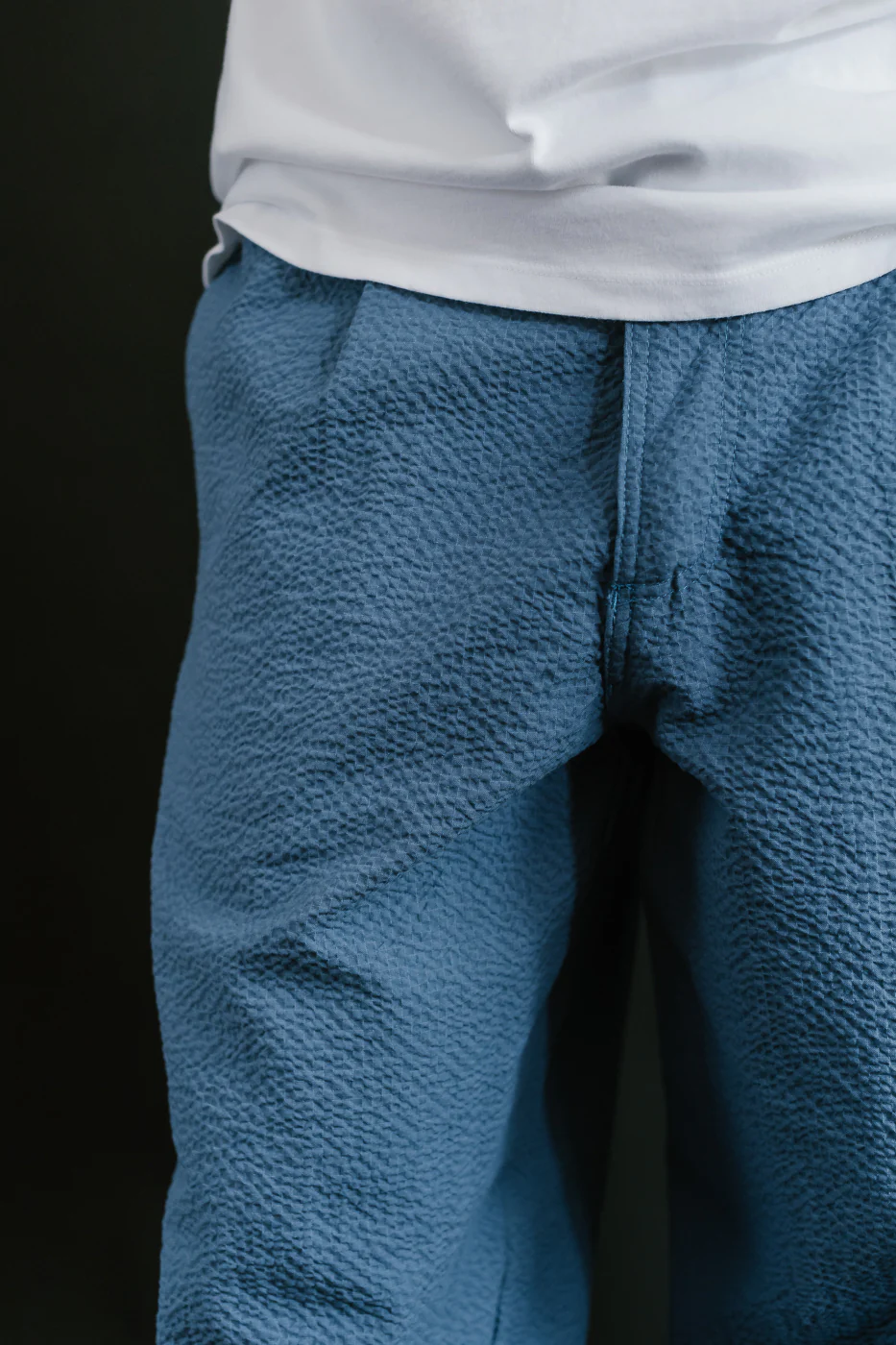 Cosmic Pants Seersucker - Blue - Image 16