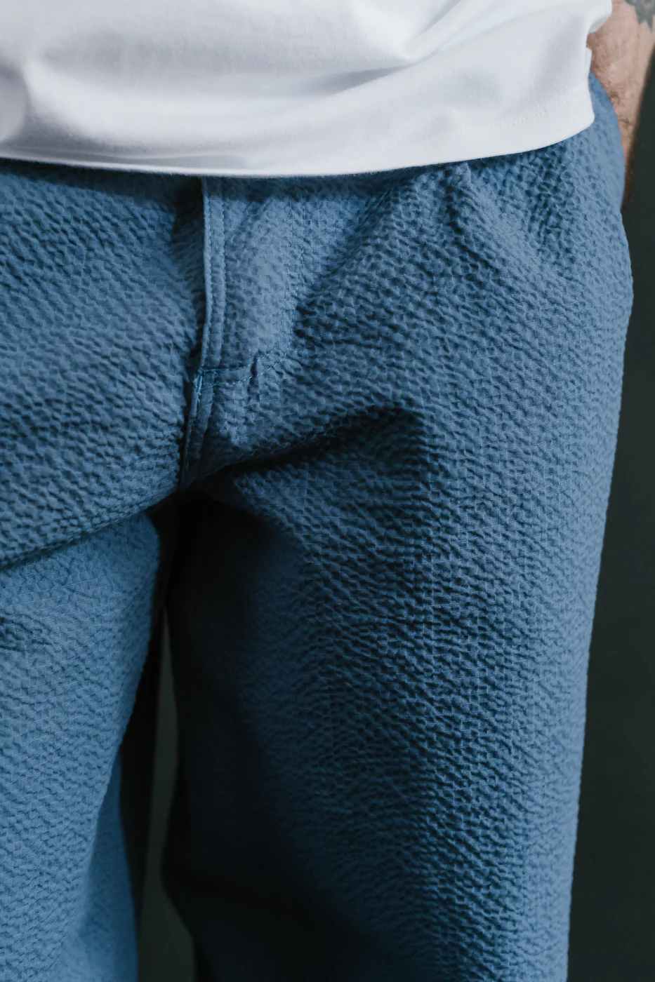 Cosmic Pants Seersucker - Blue - Image 19