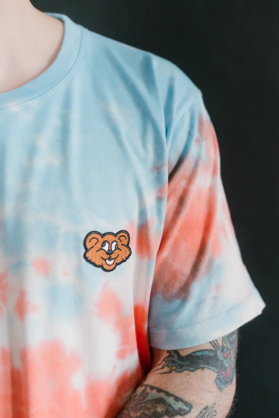Cosmic Short Sleeves T-Shirt Shaggy Bear - Red Fire - Image 15