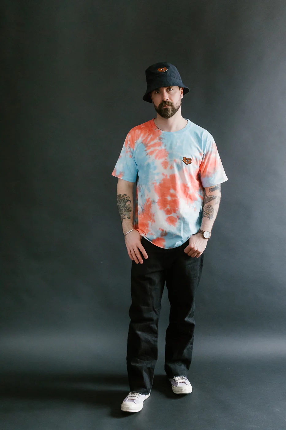 Cosmic Short Sleeves T-Shirt Shaggy Bear - Red Fire - Image 6