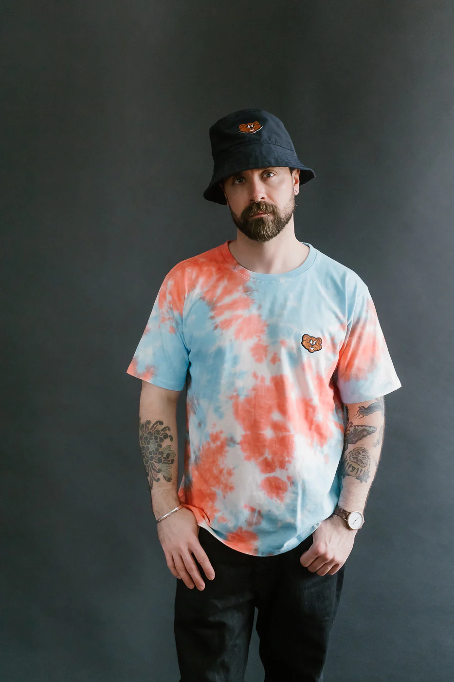 Cosmic Short Sleeves T-Shirt Shaggy Bear - Red Fire - Image 9