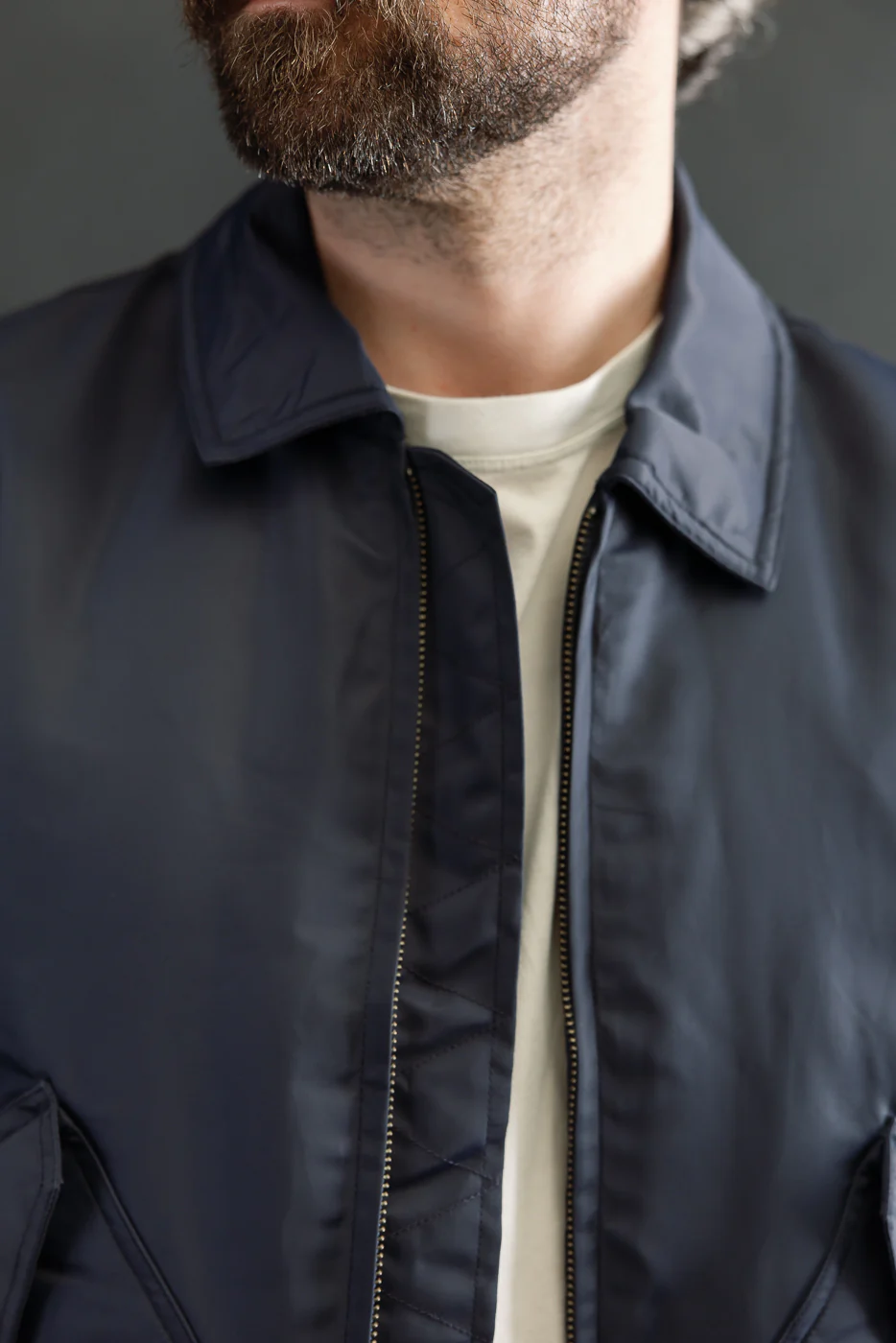 CWU Aviator Satin Flight Jacket - Blue - Image 16