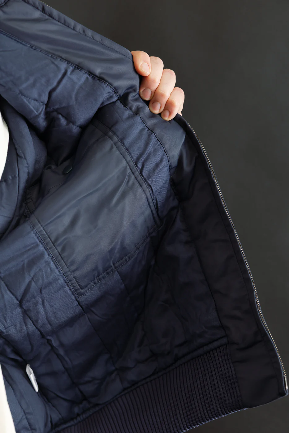 CWU Aviator Satin Flight Jacket - Blue - Image 17