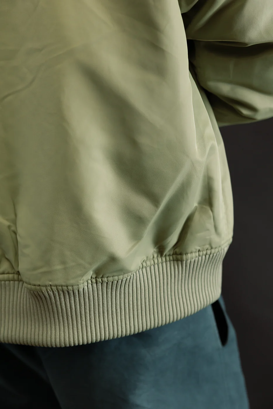 CWU Aviator Satin Flight Jacket - Sage - Image 22
