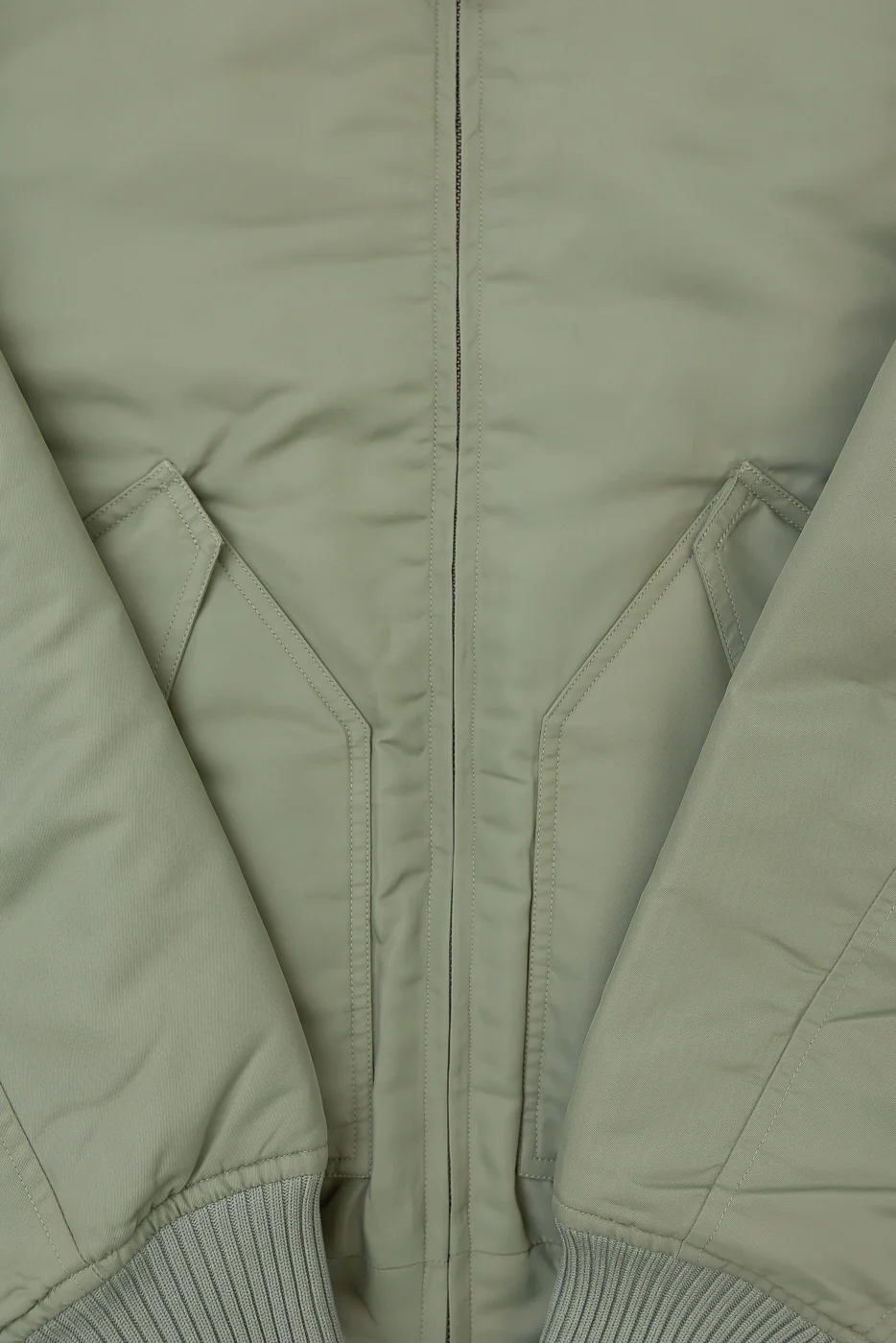CWU Aviator Satin Flight Jacket - Sage - Image 5