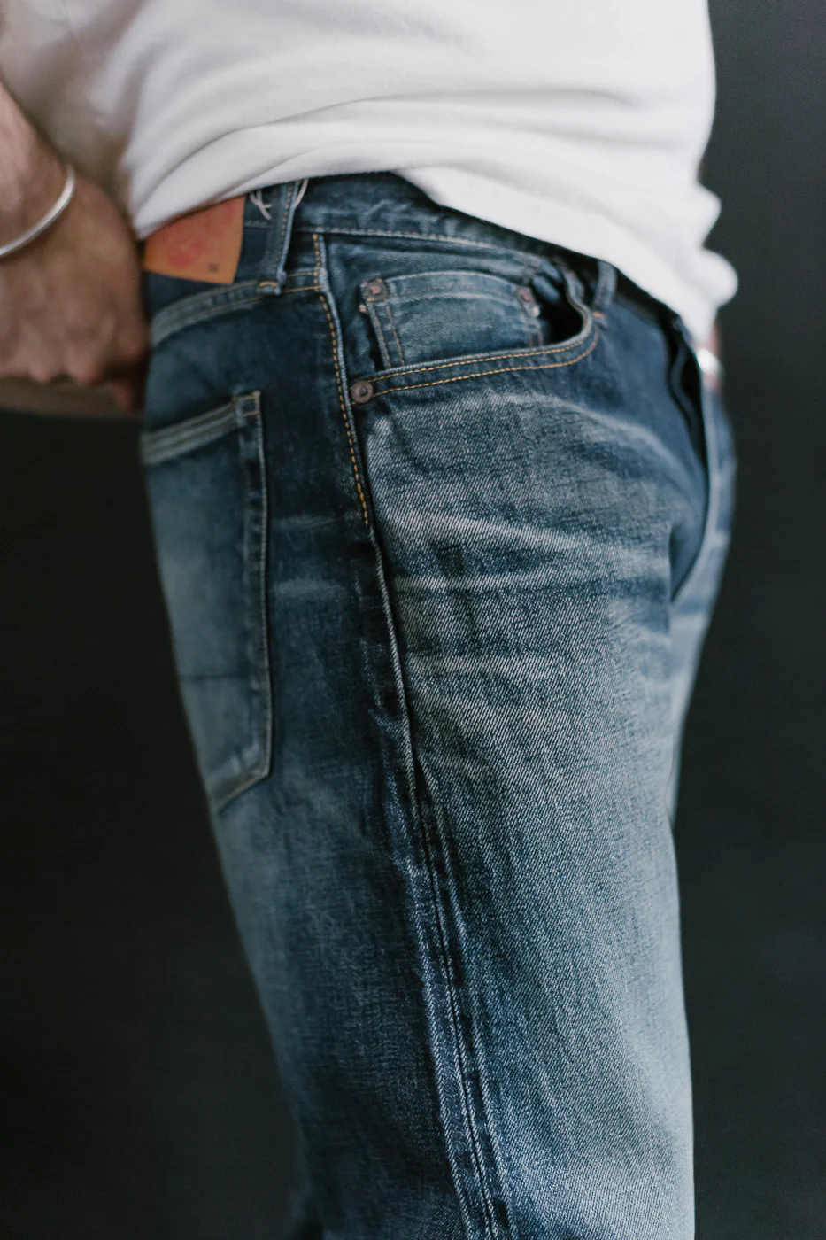 D1890US - 13oz Used-Wash Indigo Selvedge Denim - Loose Straight - Image 18