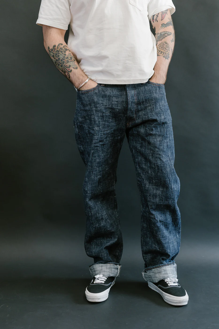 D1894S - 15oz "Sou-Ai" Natural Indigo Selvedge Jeans - Regular Straight - Image 10