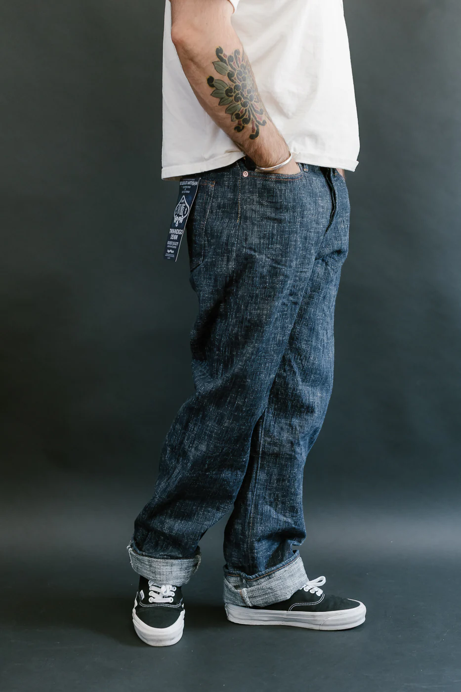 D1894S - 15oz "Sou-Ai" Natural Indigo Selvedge Jeans - Regular Straight - Image 11