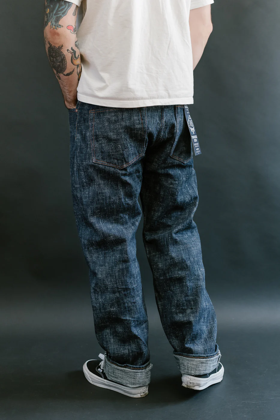 D1894S - 15oz "Sou-Ai" Natural Indigo Selvedge Jeans - Regular Straight - Image 13