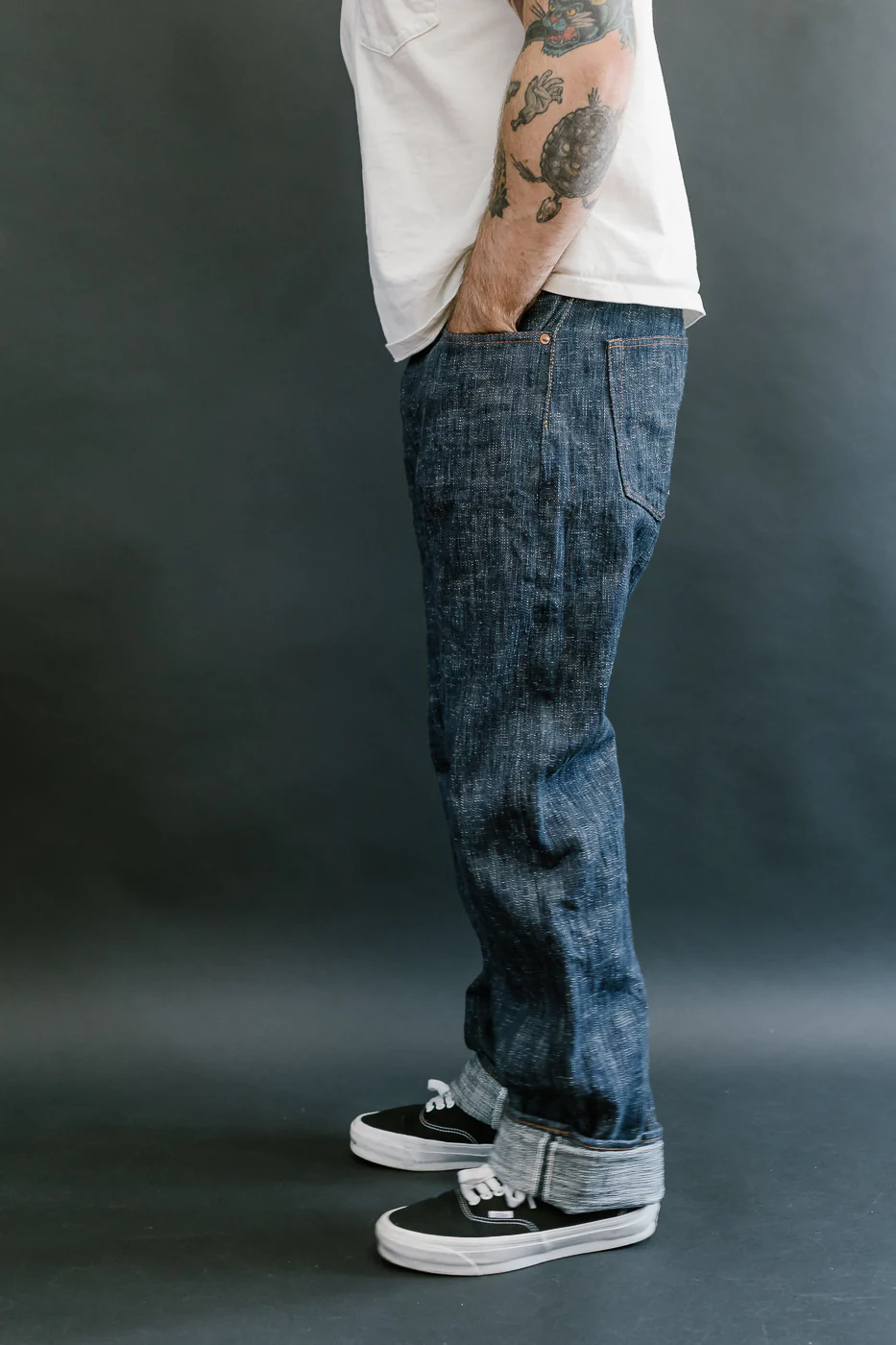 D1894S - 15oz "Sou-Ai" Natural Indigo Selvedge Jeans - Regular Straight - Image 14