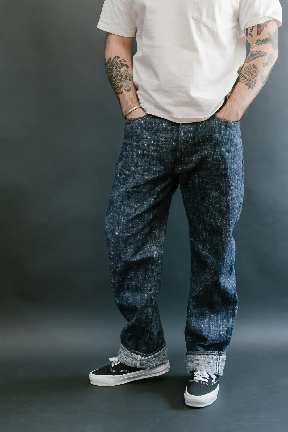 D1894S - 15oz "Sou-Ai" Natural Indigo Selvedge Jeans - Regular Straight - Image 15