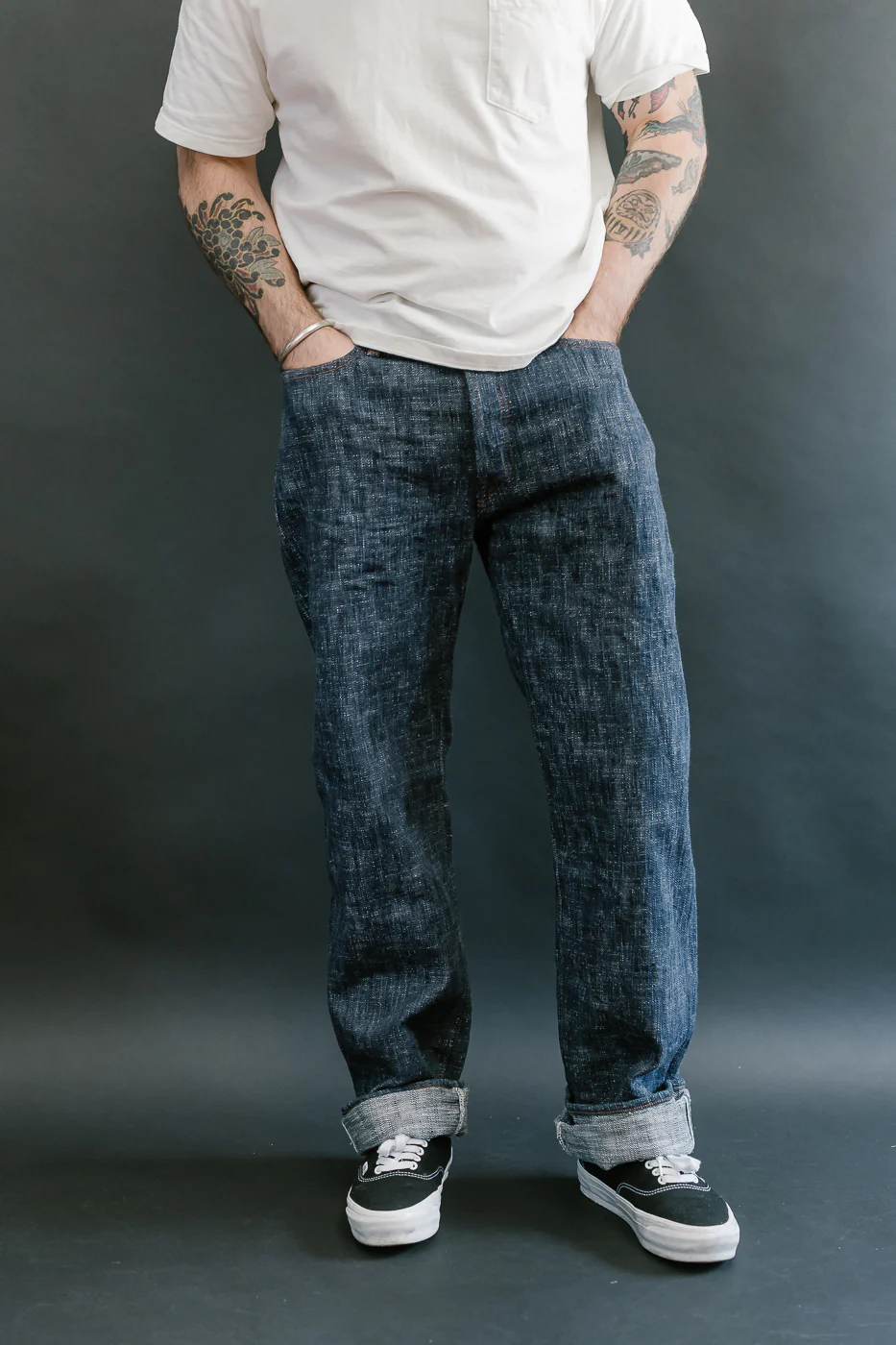 D1894S - 15oz "Sou-Ai" Natural Indigo Selvedge Jeans - Regular Straight - Image 16