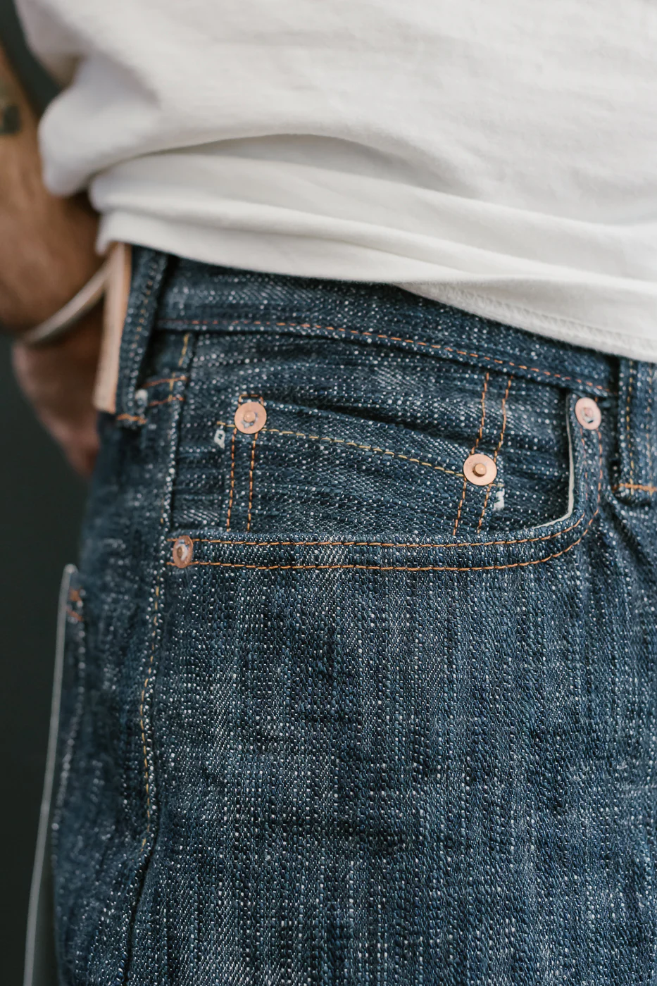 D1894S - 15oz "Sou-Ai" Natural Indigo Selvedge Jeans - Regular Straight - Image 17