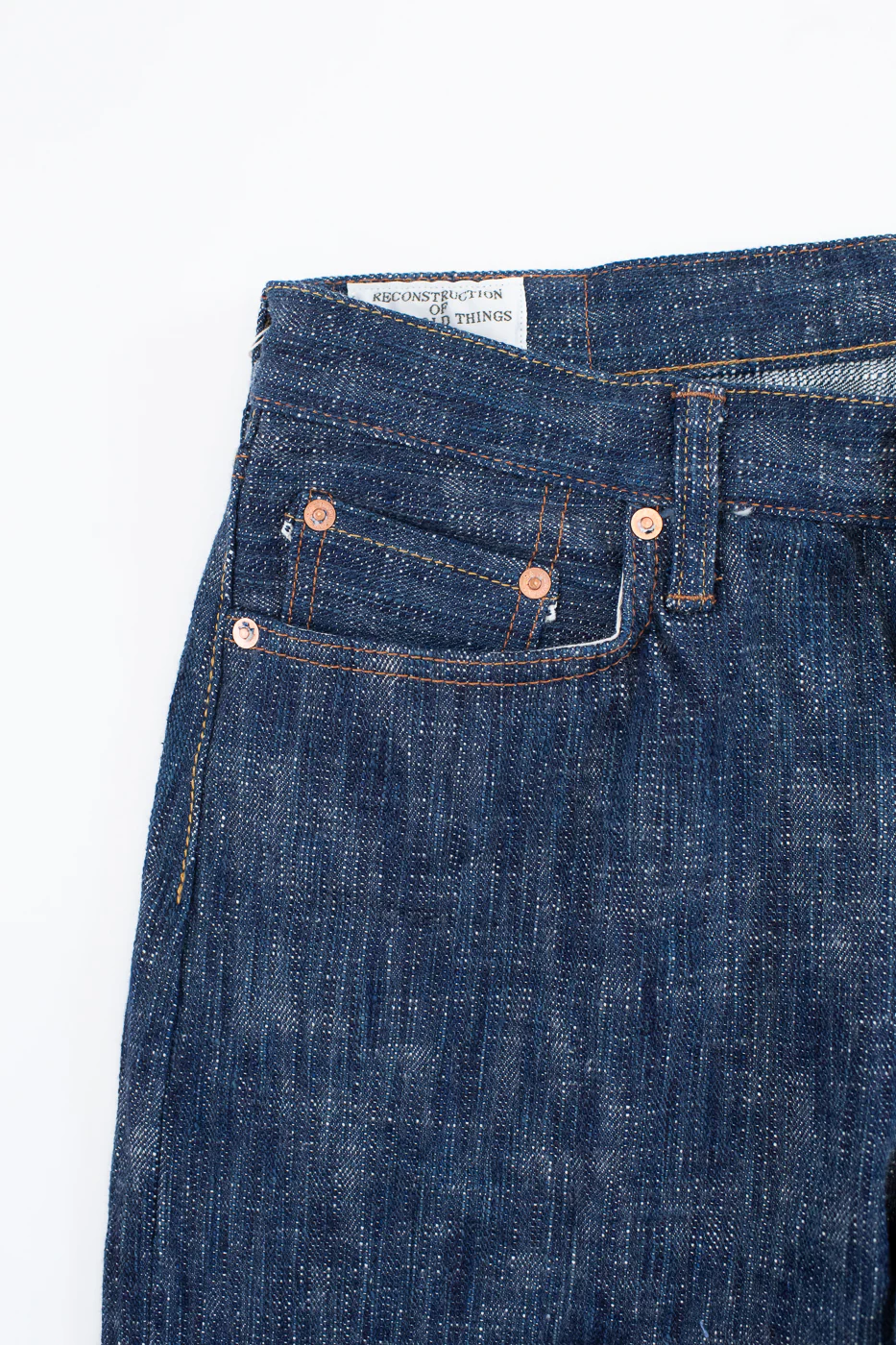 D1894S - 15oz "Sou-Ai" Natural Indigo Selvedge Jeans - Regular Straight - Image 4