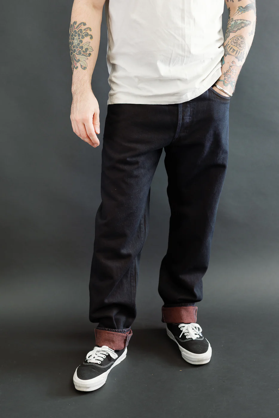 D1908S -  14oz "Bengala" Natural Dye Selvedge Denim - Relaxed Tapered Fit - Image 10