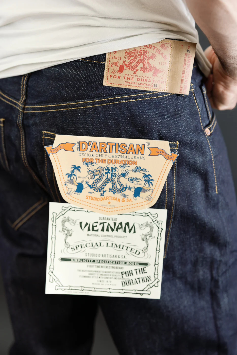 D1909S - 14oz "Vietnam War" Selvedge Denim - Classic Straight - Image 17