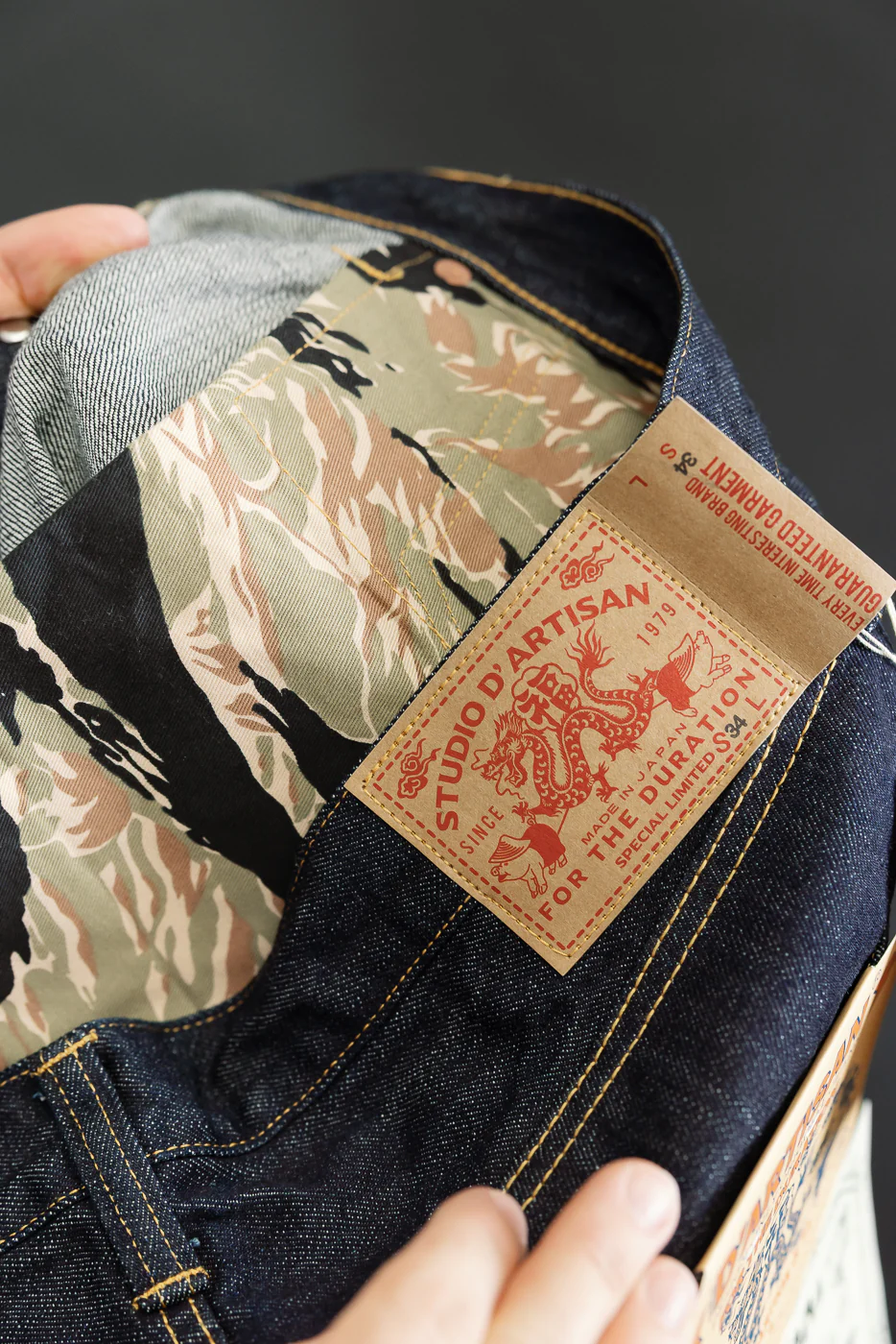 D1909S - 14oz "Vietnam War" Selvedge Denim - Classic Straight - Image 19