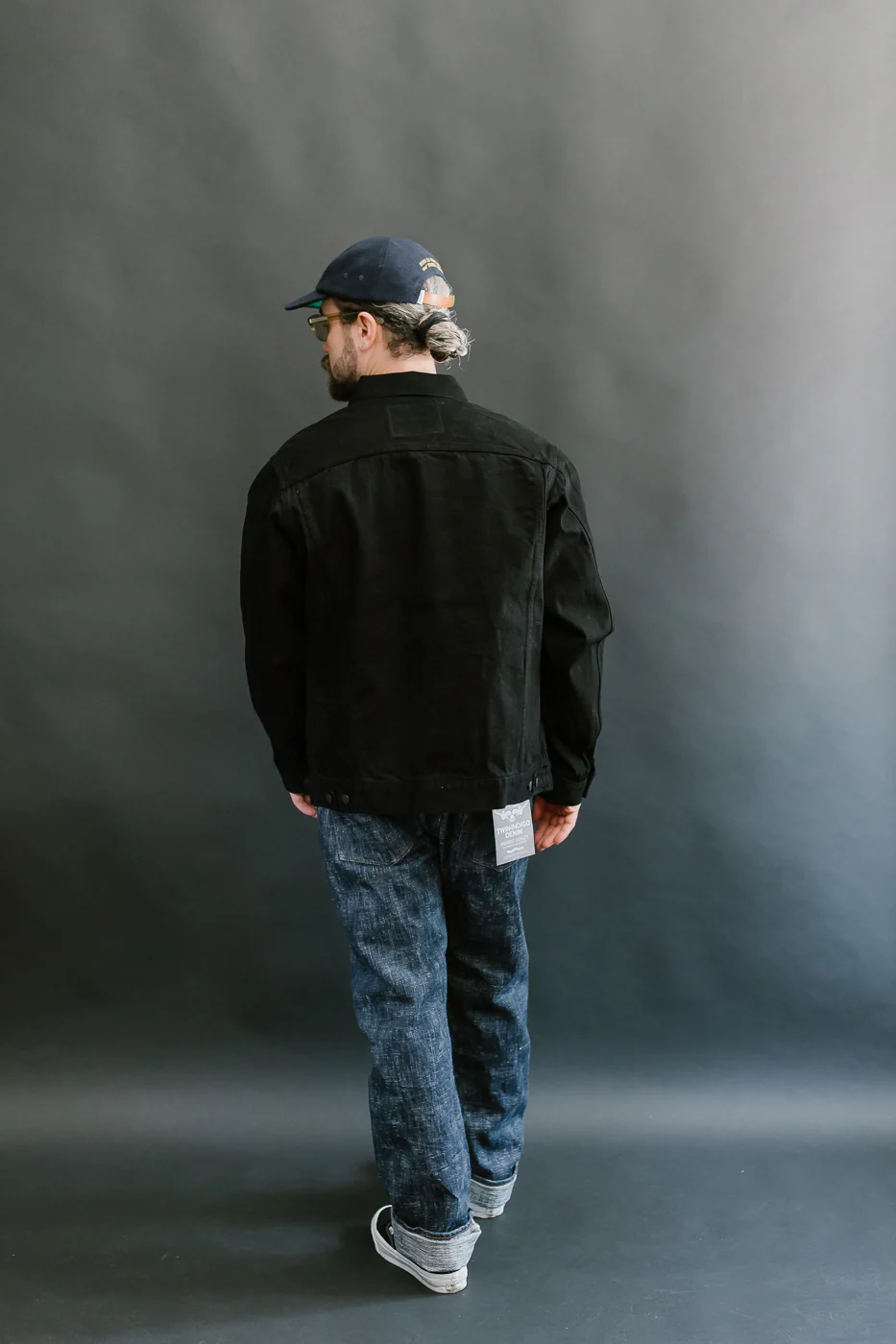 D4609 - 13.5oz "Kurozome" Overdyed Natural Indigo Selvedge - Jacket - Image 10
