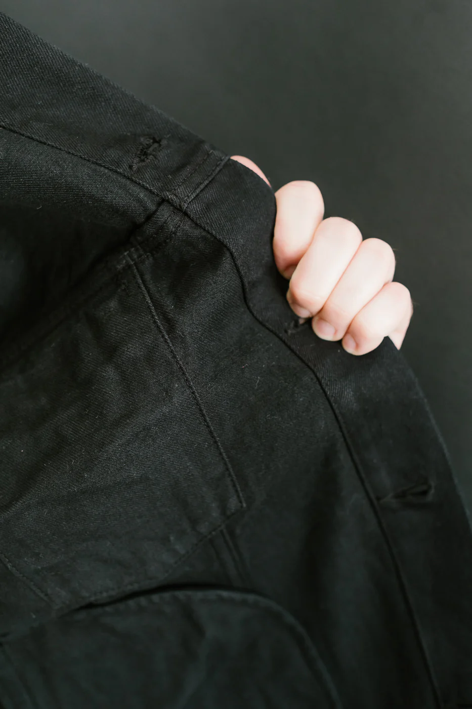 D4609 - 13.5oz "Kurozome" Overdyed Natural Indigo Selvedge - Jacket - Image 21