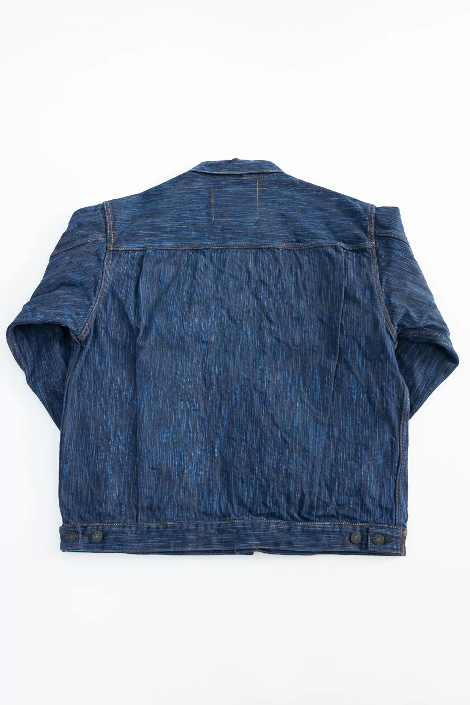 D4615 - 15oz "Awa Sho-Ai Kakishibu" Natural Indigo x Kakishibu Selvedge Jacket - Type II - Image 7