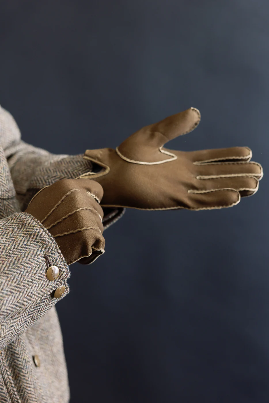 Damien Glove - Loden - Image 4