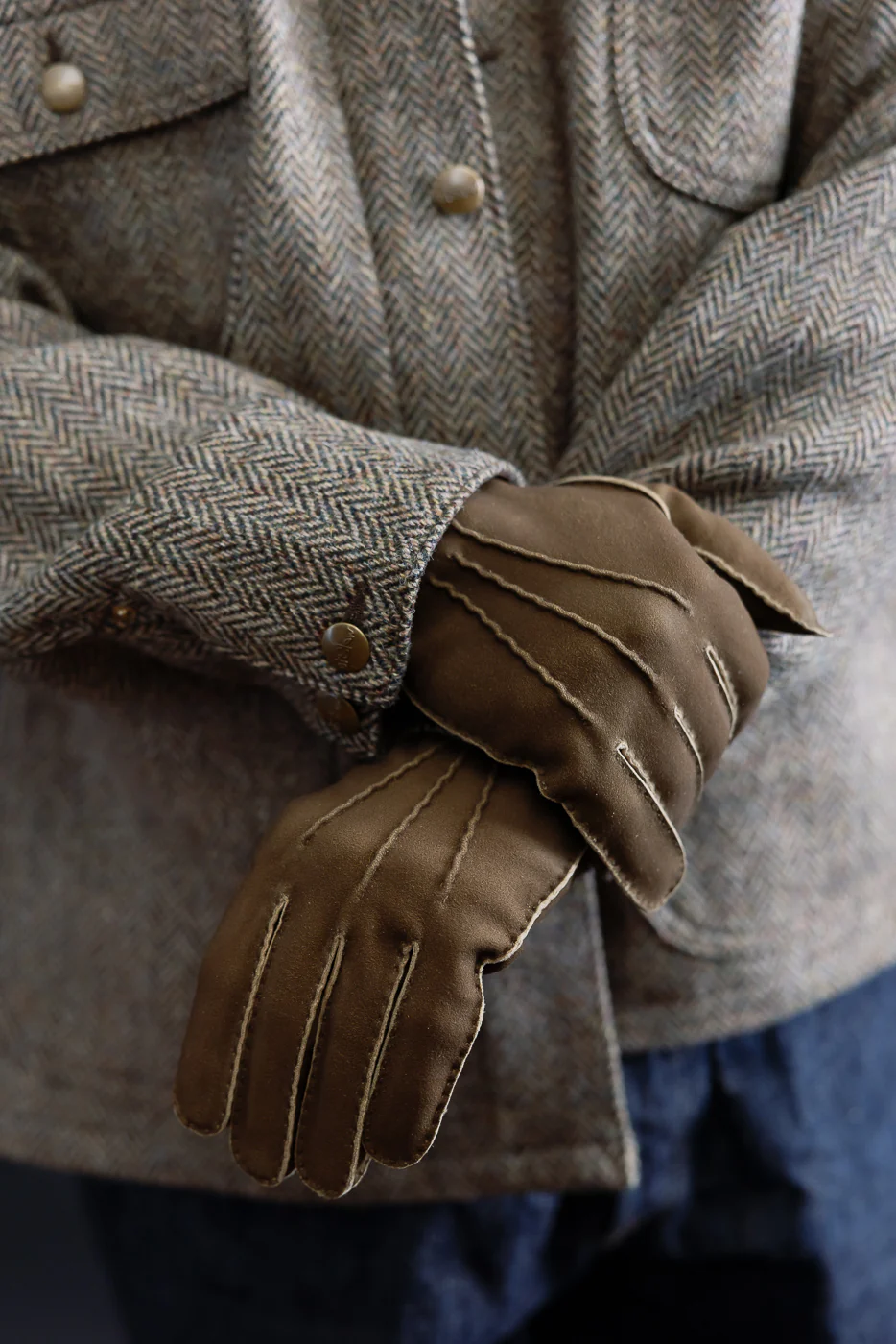 Damien Glove - Loden - Image 6