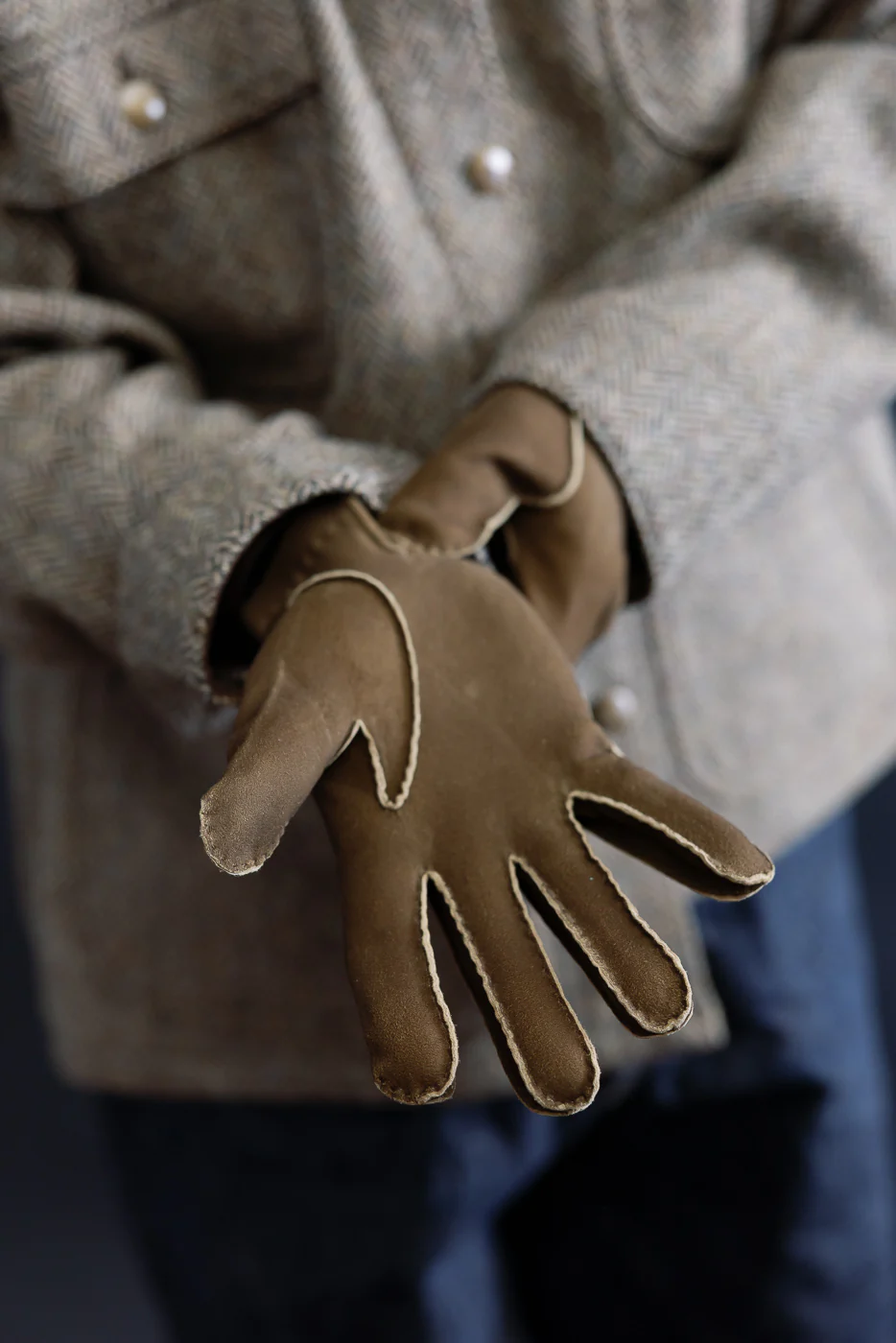 Damien Glove - Loden - Image 7