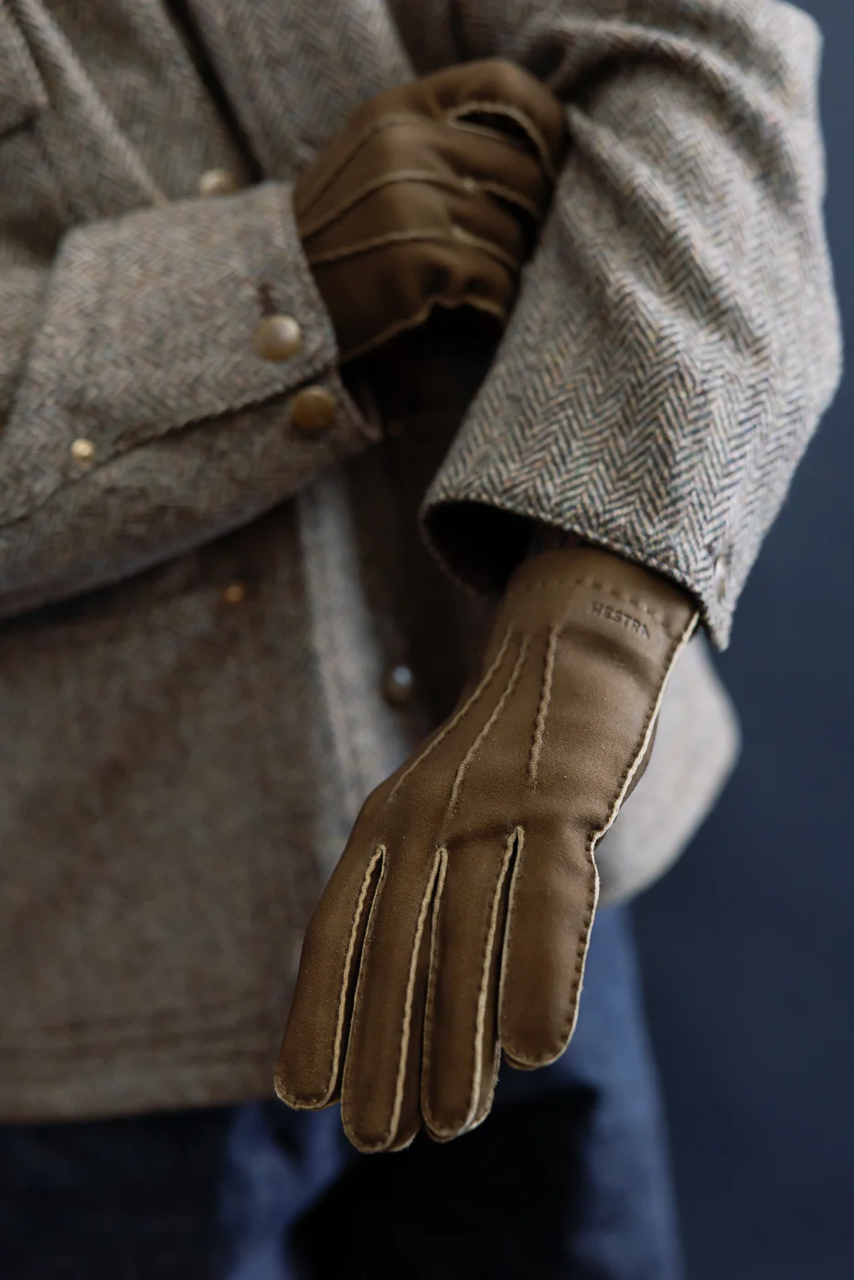 Damien Glove - Loden - Image 8