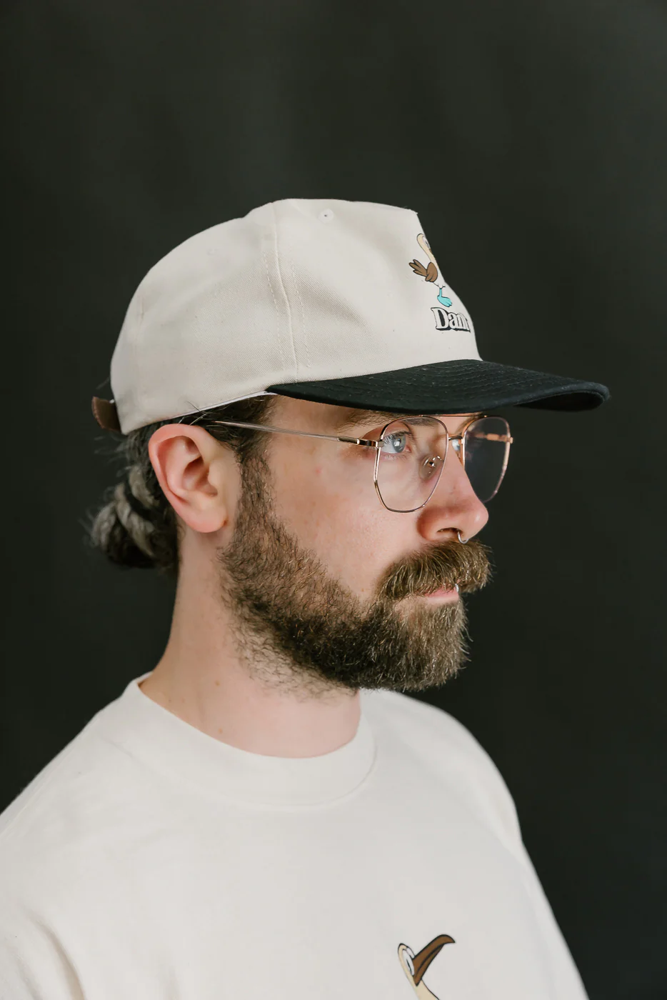 Dant "Blue Footed Booby" Cap - Ecru x Black - Image 12