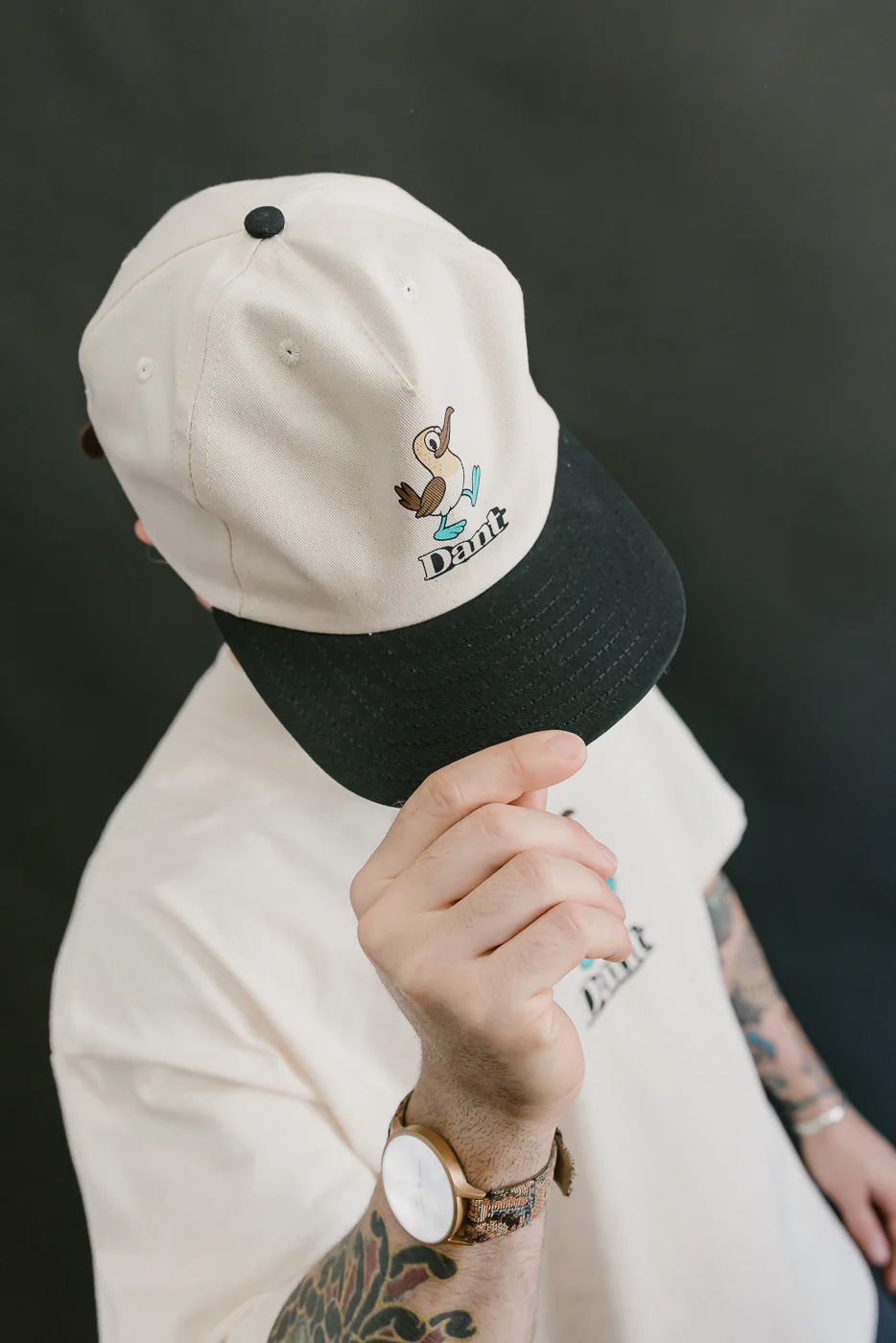 Dant "Blue Footed Booby" Cap - Ecru x Black - Image 14
