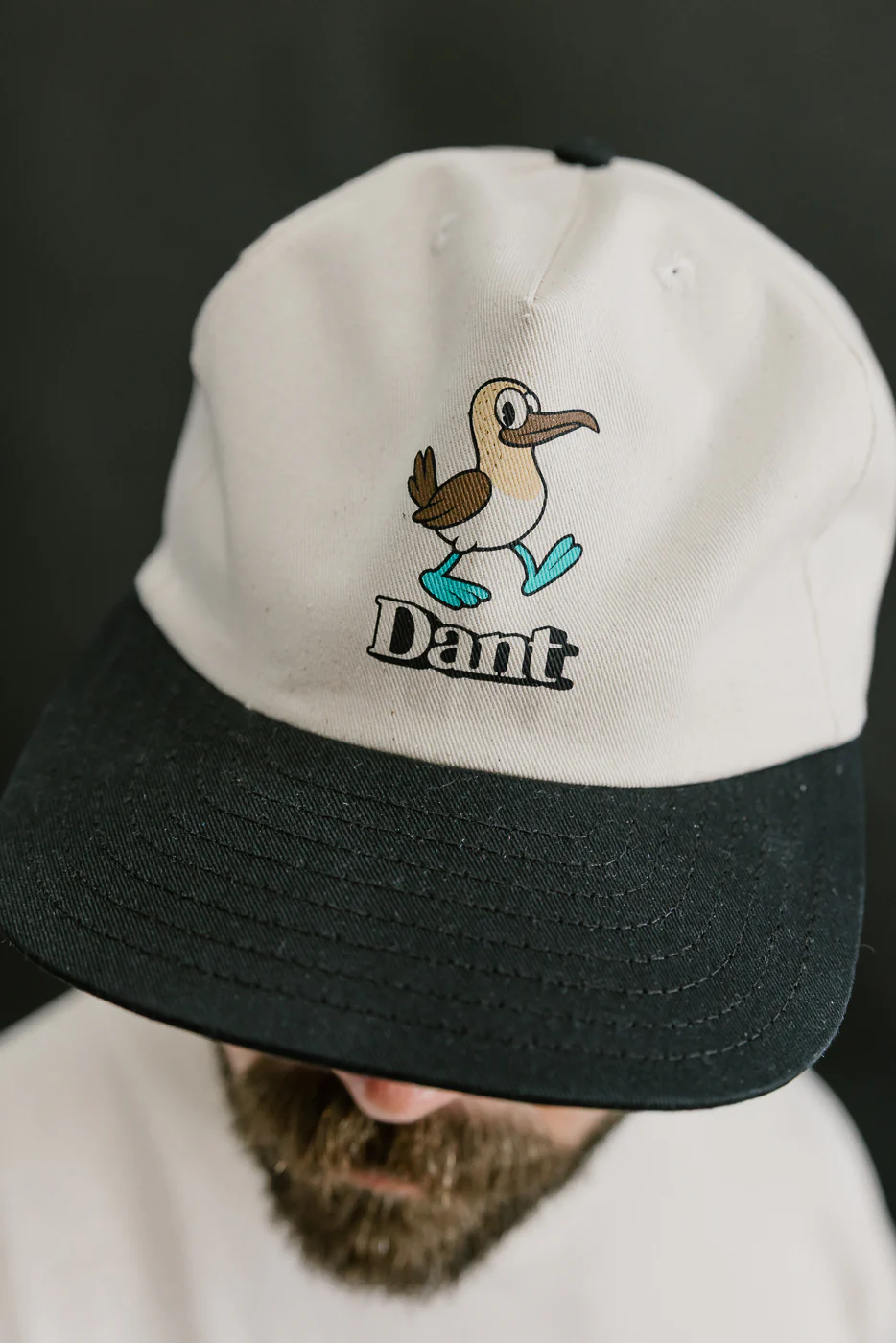 Dant "Blue Footed Booby" Cap - Ecru x Black - Image 15