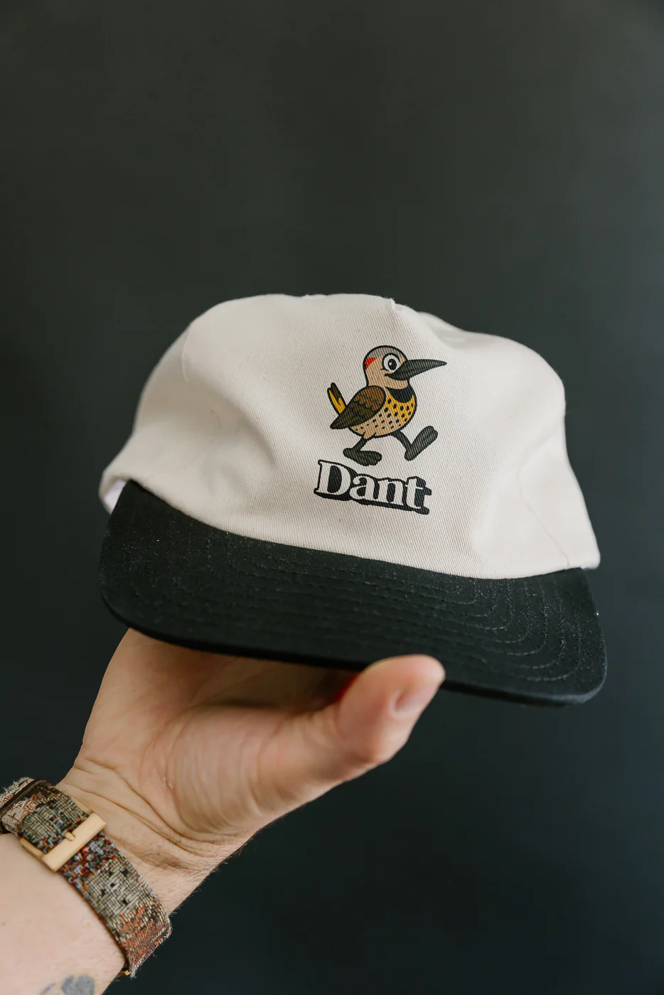 Dant "Blue Footed Booby" Cap - Ecru x Black - Image 17