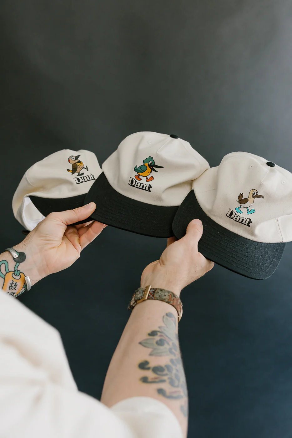 Dant "Blue Footed Booby" Cap - Ecru x Black - Image 19