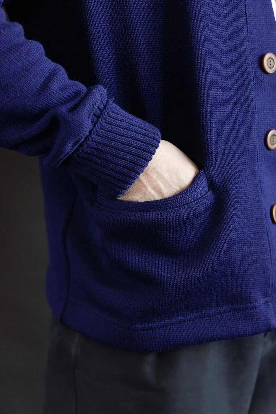 Dant Exclusive Classic Cardigan - Blurple - Image 18