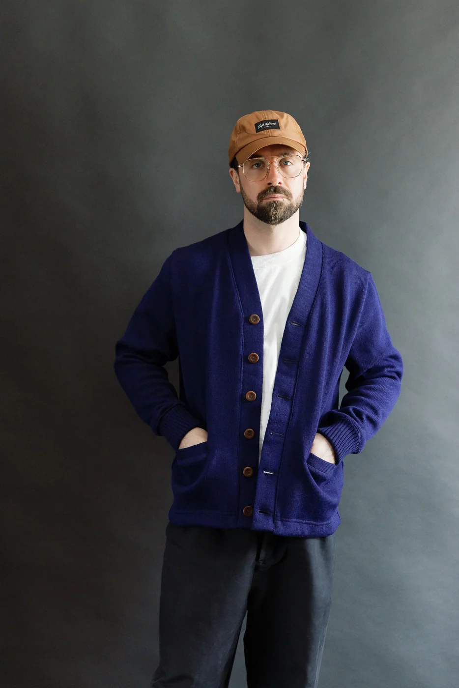 Dant Exclusive Classic Cardigan - Blurple - Image 8