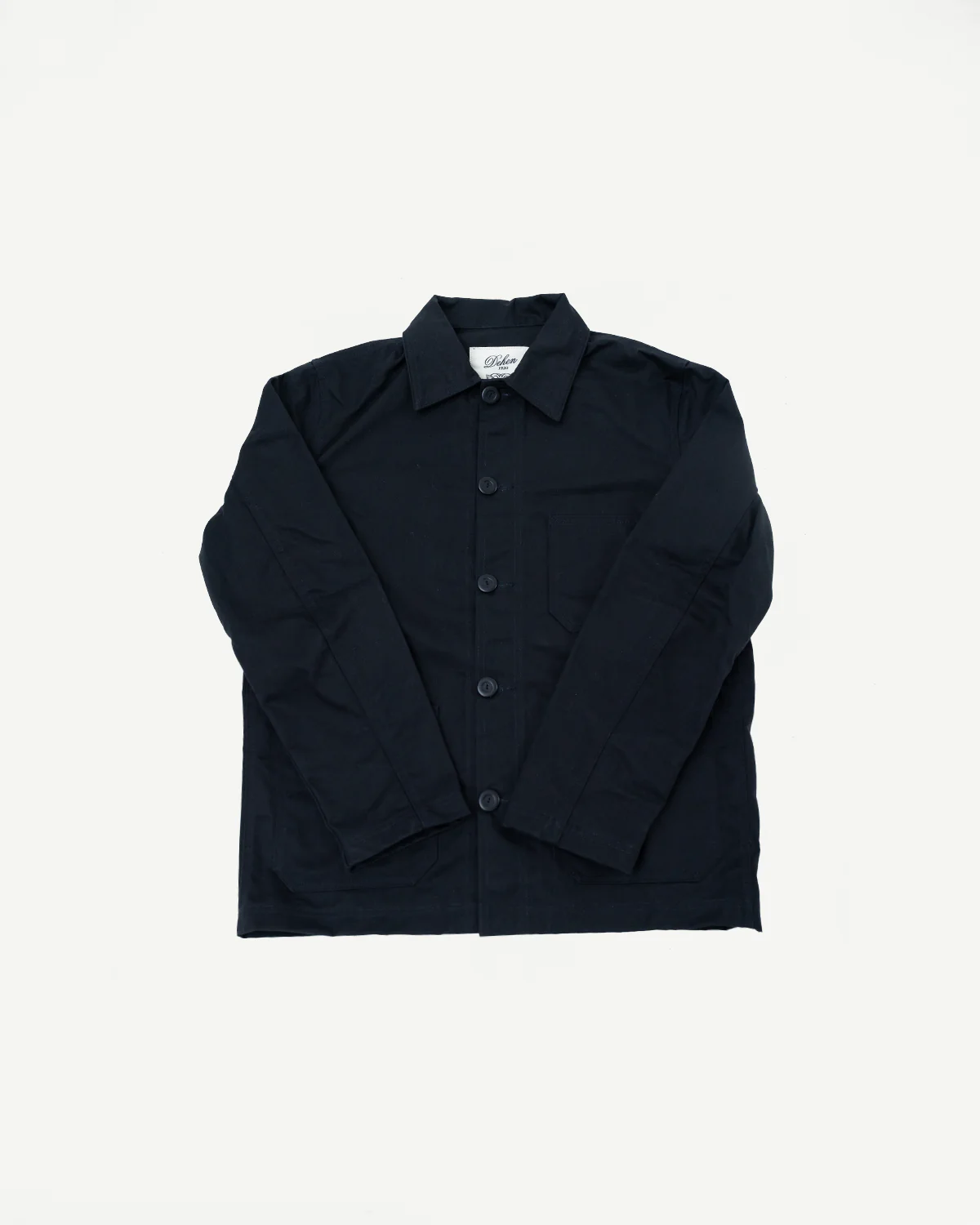 Dant Exclusive Dry Wax Woven Chore Coat - Black HB