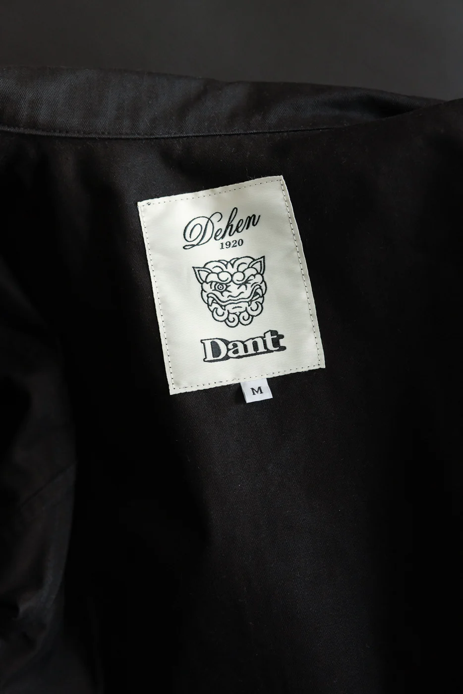 Dant Exclusive Dry Wax Woven Chore Coat - Black HB - Image 22