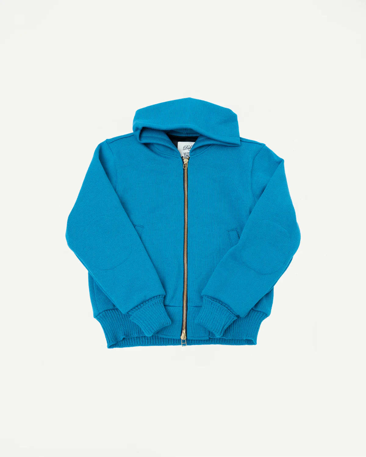 Dant Exclusive Full Zip Moto Hoodie - Aqua