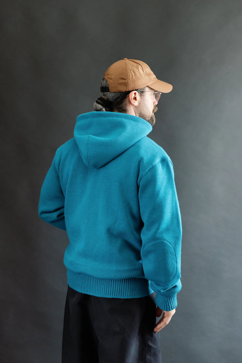 Dant Exclusive Full Zip Moto Hoodie - Aqua - Image 12