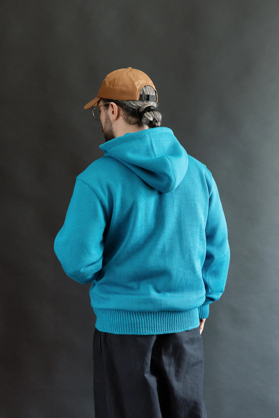 Dant Exclusive Full Zip Moto Hoodie - Aqua - Image 13