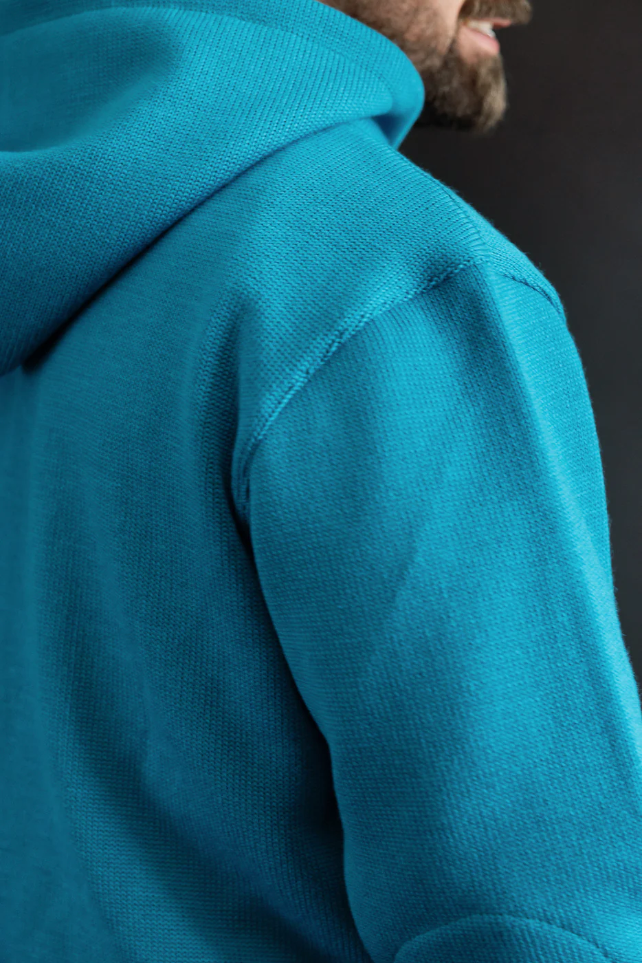 Dant Exclusive Full Zip Moto Hoodie - Aqua - Image 22