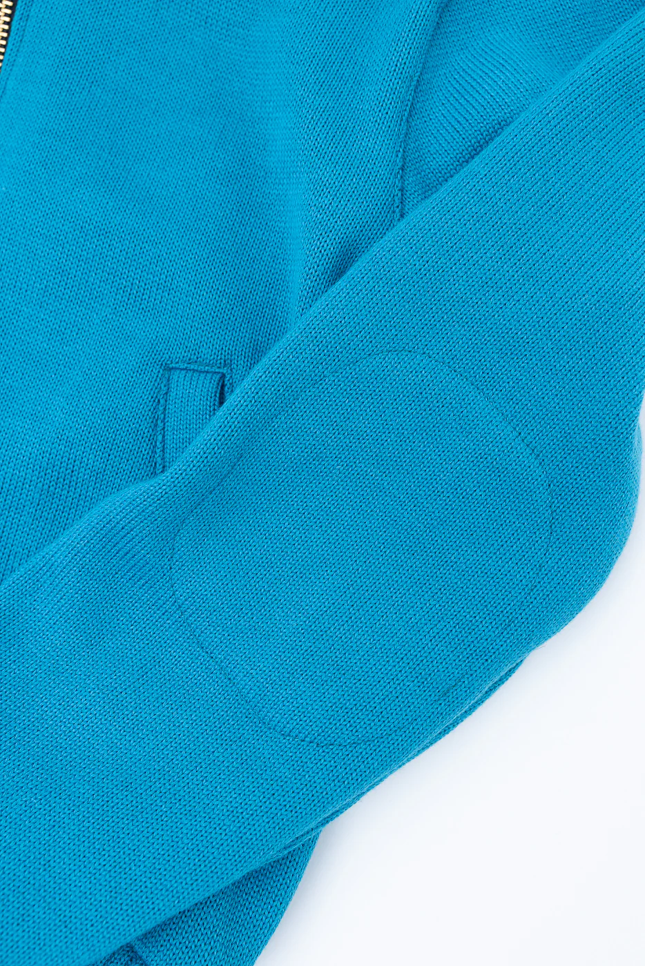 Dant Exclusive Full Zip Moto Hoodie - Aqua - Image 4